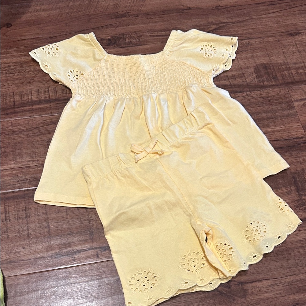 Yellow Kids Matching Set